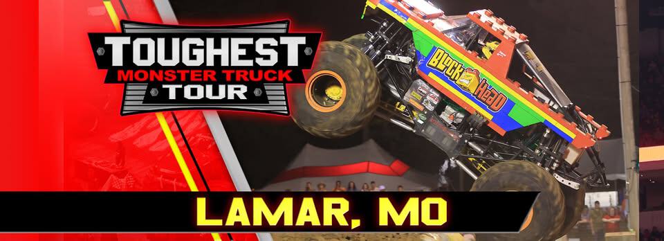 Toughest Monster Truck Tour - Lamar, MO event at The Stompin' Grounds in Lamar Heights, MO on July 19, 2025