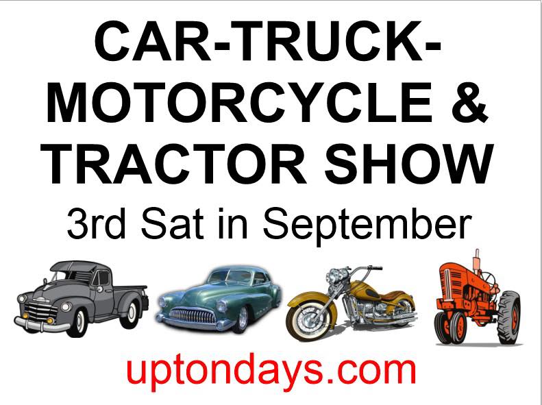 Upton Days Car, Truck, Motorcycle & Tractor Show event at 161 Jones St in Upton, KY on September 21, 2025