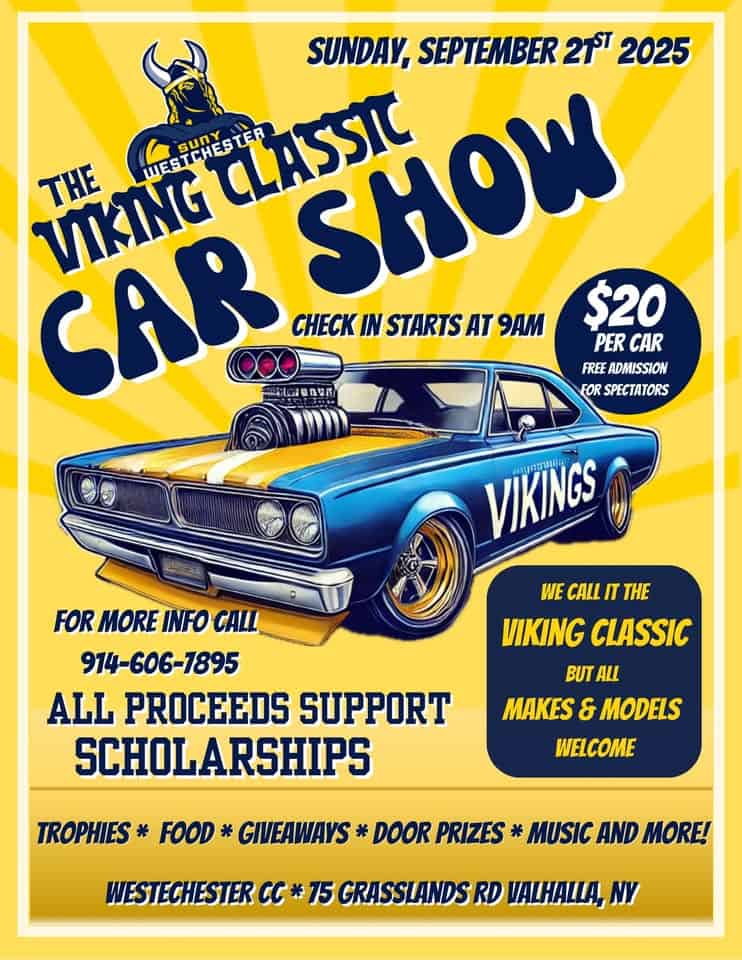 Viking Classic Car Show event at 75 Grasslands Rd in Valhalla, NY on September 21, 2025