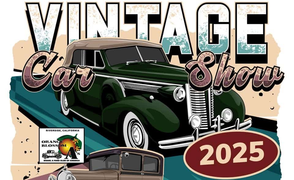 Vintage Car Show 1900 – 1959 event at 6166 Brockton Ave in Riverside, CA on November 1, 2025