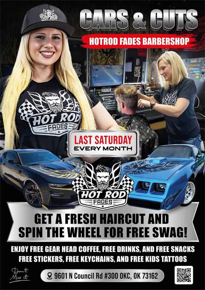 Cars & Cuts event at 9601 N Council Rd in Oklahoma City, OK on August 30, 2025