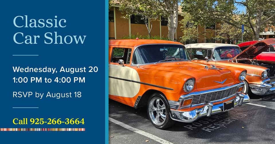 Classic Car Show event at 35 Fenton St in Livermore, CA on August 20, 2025
