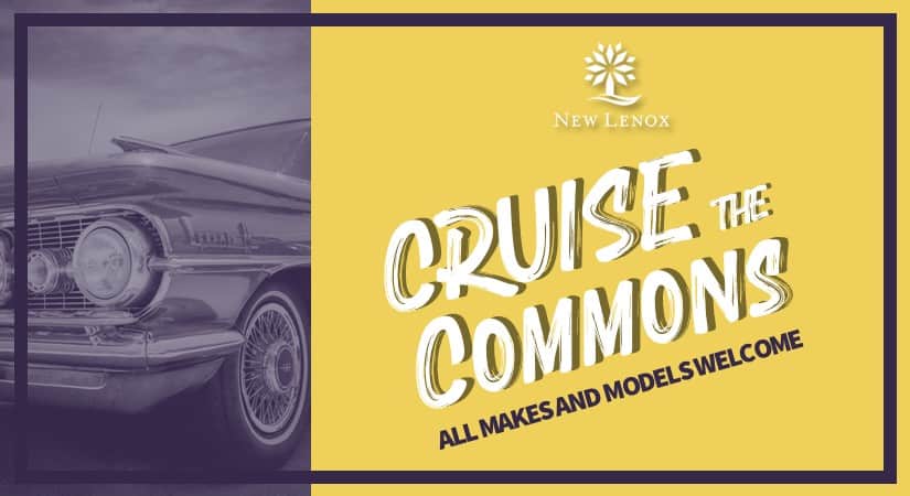 Cruise the Commons event at Village Commons in New Lenox, IL on August 19, 2025