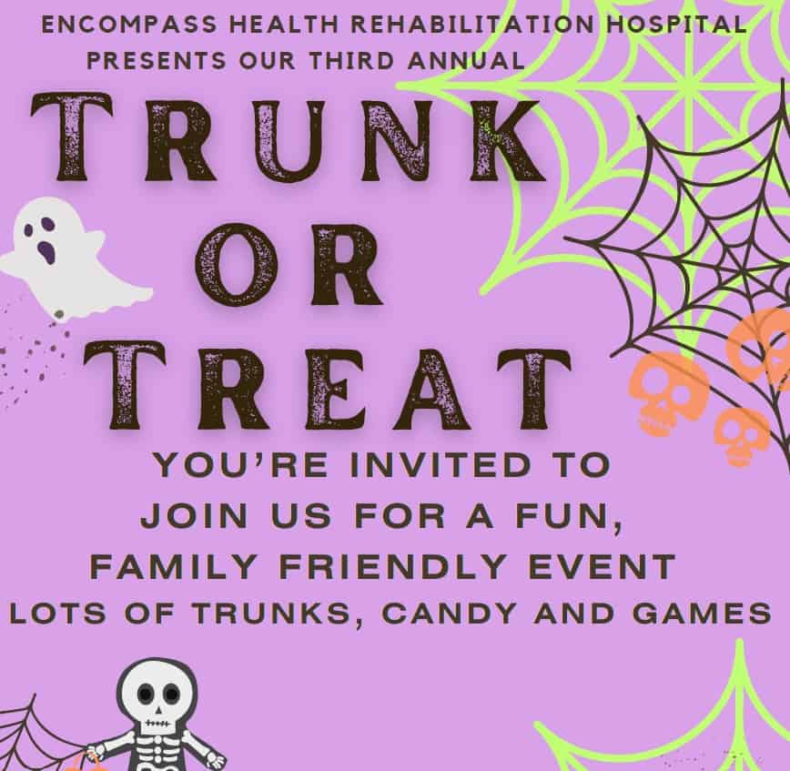 ENCOMPASS HEALTH 3RD ANNUAL TRUNK OR TREAT event at 1847 Florida Ave in Panama City Beach, FL on October 17, 2025