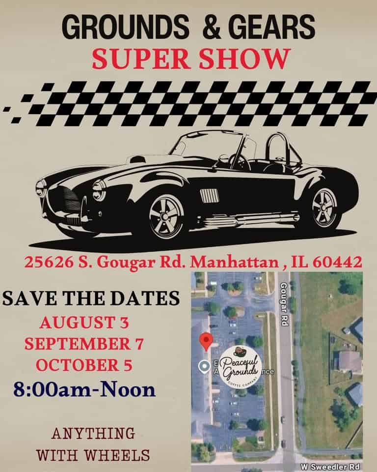 Grounds & Gears- Car Show event at 25626 S Gougar Rd in Manhattan, IL on September 7, 2025