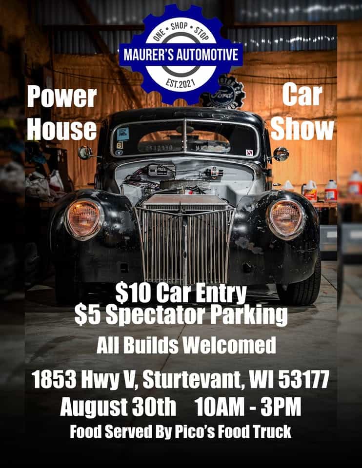 Maurers Automotive Car Show event at 1853 Cr-V in Sturtevant, WI on August 30, 2025
