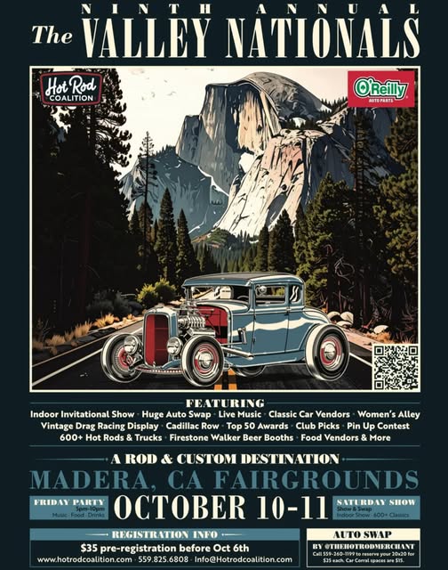Ninth Annual Valley Nationals event at Madera Fairgrounds in Madera, CA on October 10, 2025