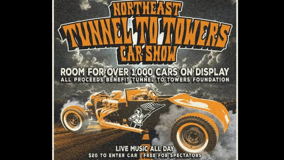 Northeast Tunnel to Towers Car Show event at 1001 Day Hill Rd in Windsor, CT on August 9, 2025