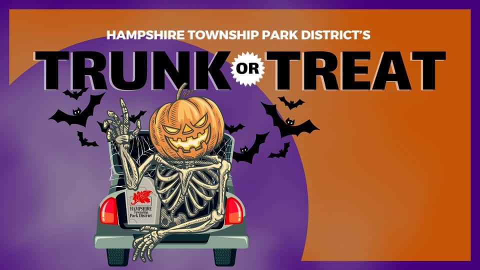 Trunk or Treat event at 182 S State St in Hampshire, IL on October 12, 2025