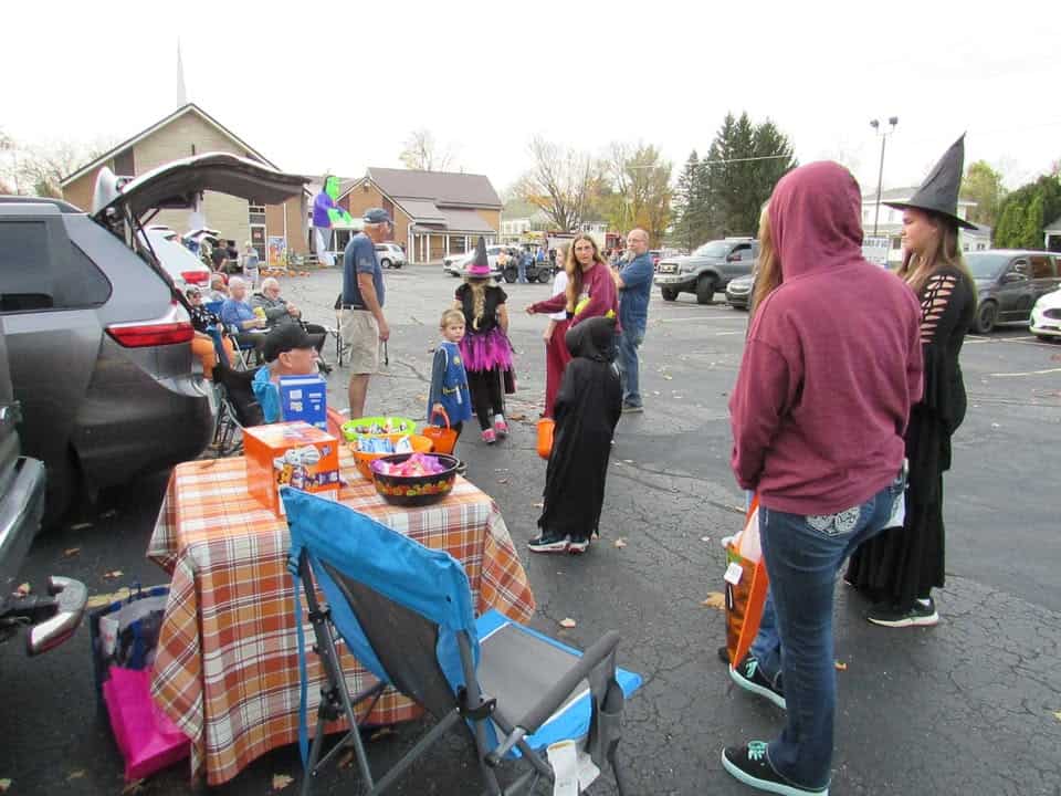 Trunk or Treat event at 300 E Leroy St in Burlington, MI on October 29, 2025