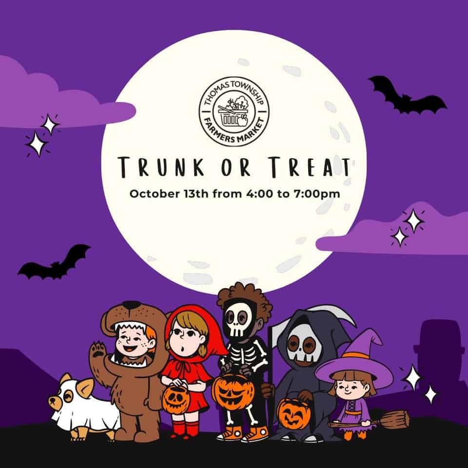 Trunk or Treat | Thomas Township Farmers Market event at Thomas Township Farmers Market in Saginaw, MI on October 13, 2025