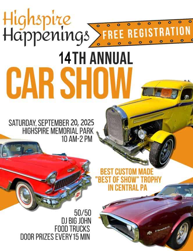 14th Annual Highspire Car Show event at 294 Broad St in Highspire, PA on September 20, 2025