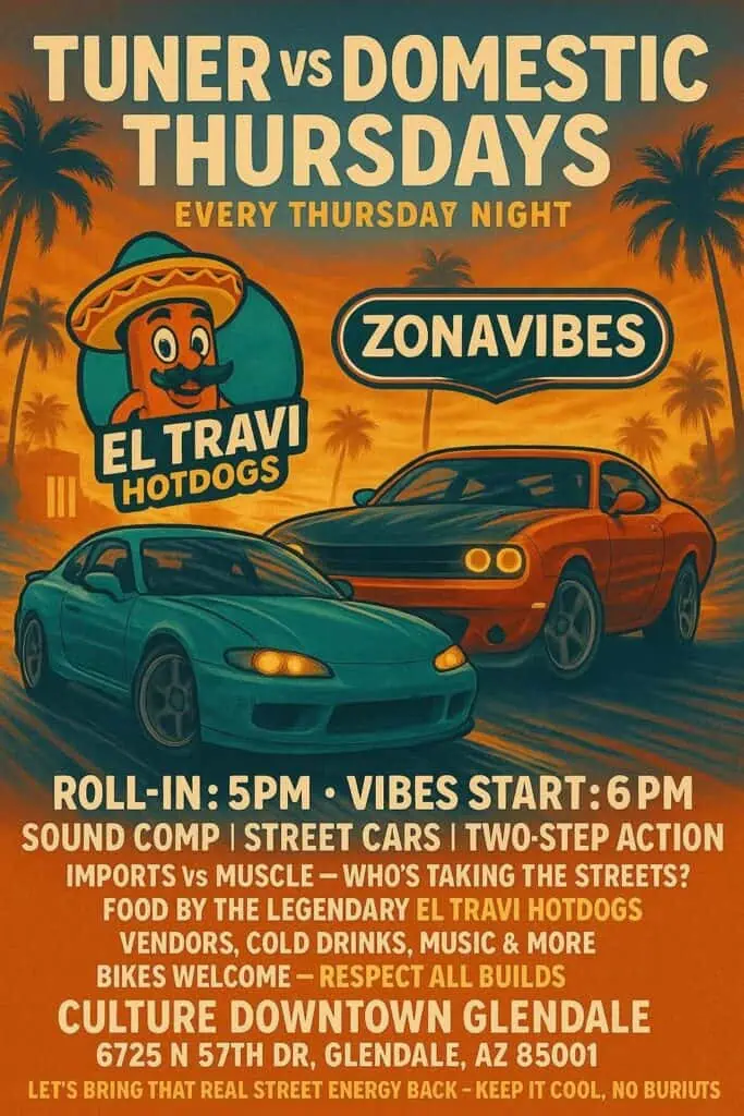 Tuner vs Domestic event at El Travi in Glendale, AZ on September 25, 2025