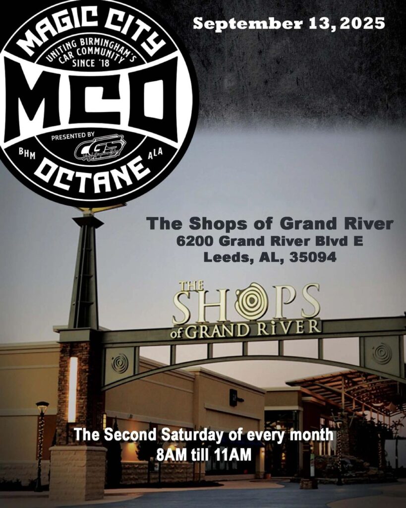 Magic City Octane event at The Shops of Grand River in Leeds, AL on September 13, 2025