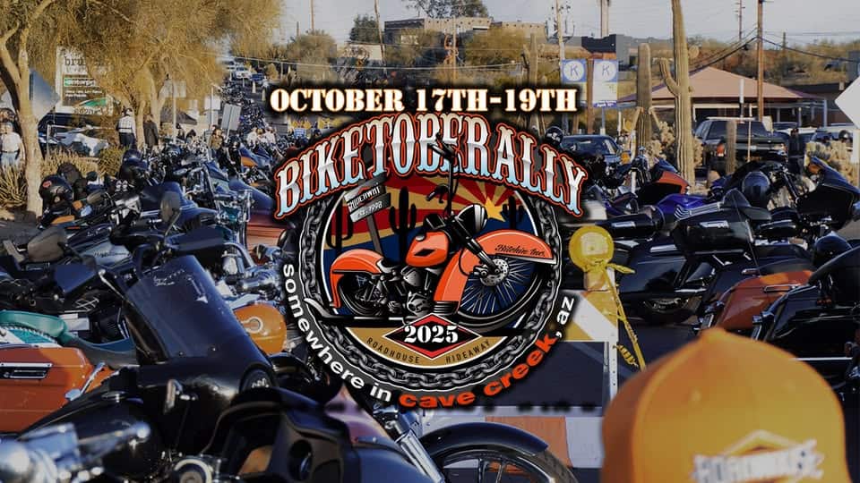 Biketoberally 2025 event at 6746 E Cave Creek Rd in Cave Creek, AZ on October 17, 2025
