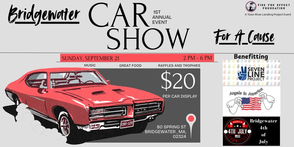 Bridgewater Car Show For a Cause event at 80 Spring St in Bridgewater, MA on September 21, 2025