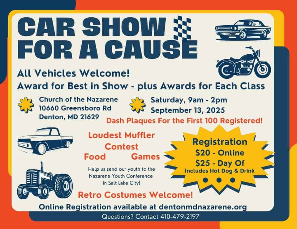 Car Show for a Good Cause – Denton, MD | CarCruiseFinder