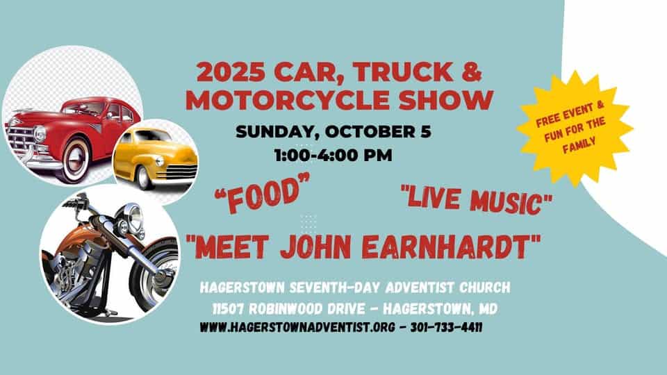 Car, Truck & Motorcycle Show event at 11507 Robinwood Dr in Hagerstown, MD on October 5, 2025