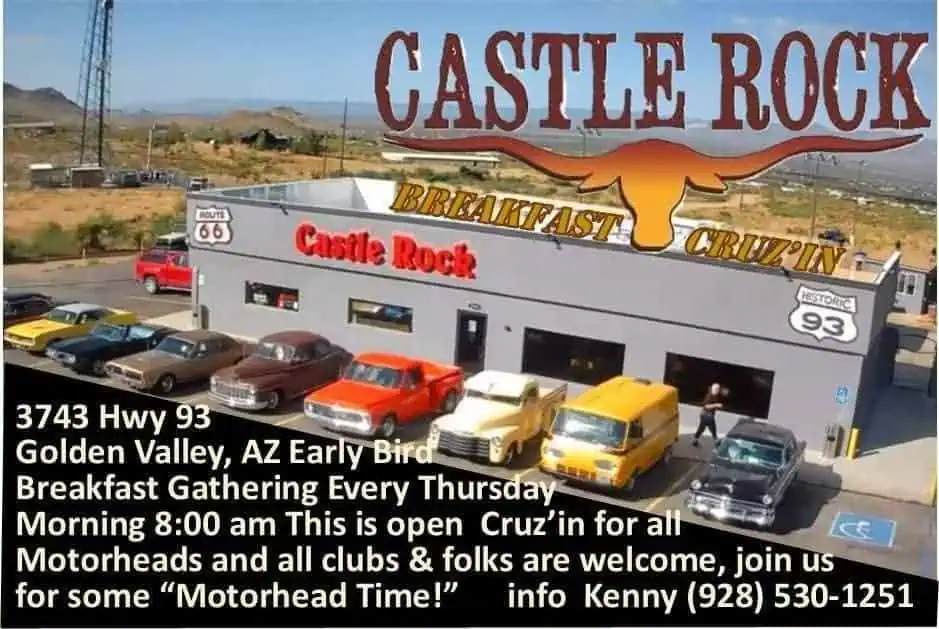 Castle Rock Early Bird Breakfast Gathering event at Castle Rock in Golden Valley, AZ on September 11, 2025