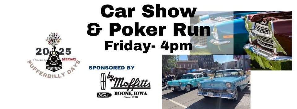 Classic Car Show event at 1304 Story St in Boone, IA on September 19, 2025
