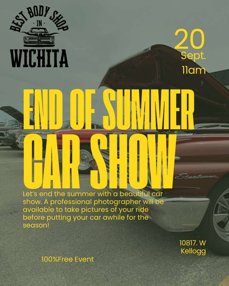 End Of Summer Car Show event at 10817 W Kellogg Dr in Wichita, KS on September 20, 2025