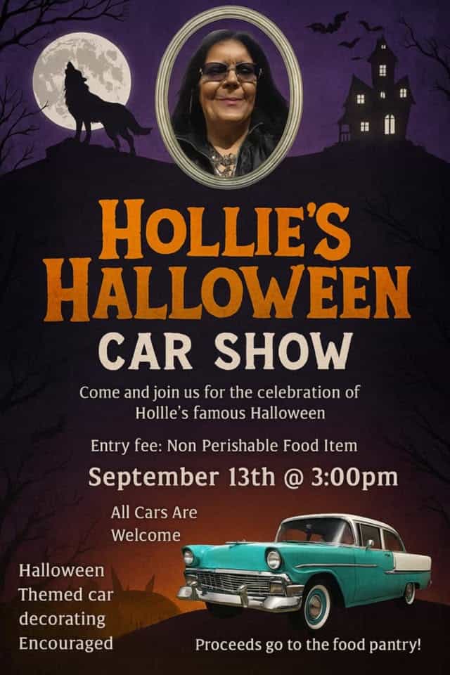 Hollie's Halloween Car Show event at 3 Flanders Rd in Bethlehem, CT on September 13, 2025