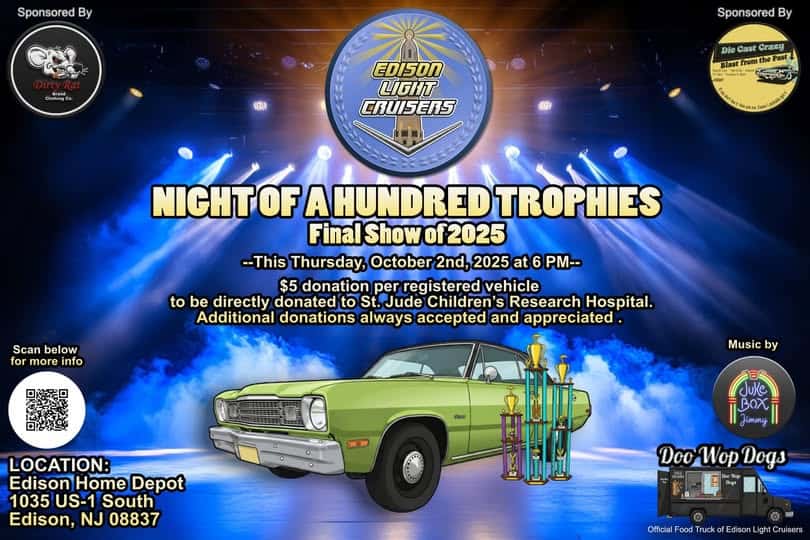 Night of a Hundred Trophies: Final Show of 2025 event at Edison Home Depot in Edison, NJ on October 2, 2025