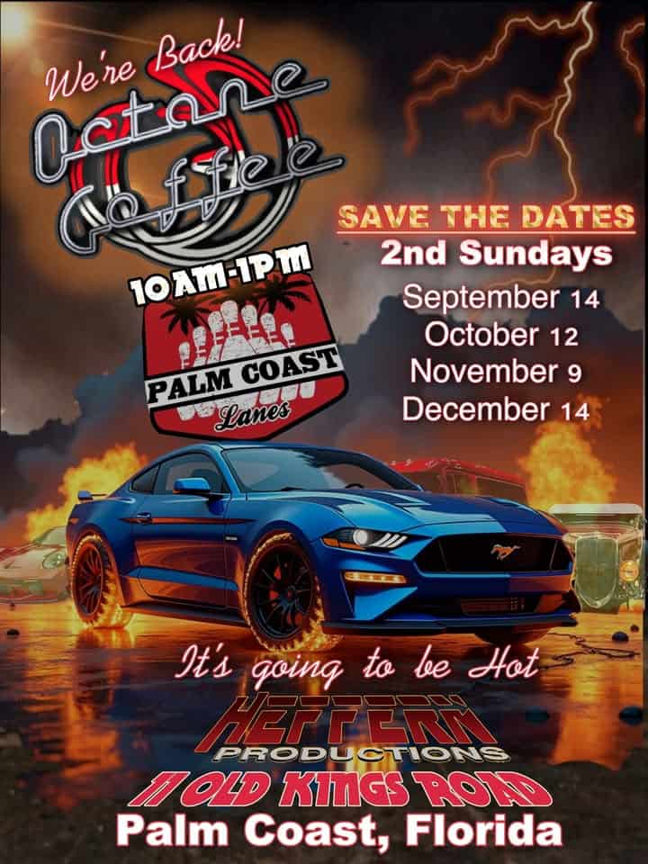 Octane/Coffee PC event at 11 Old Kings Rd N in Palm Coast, FL on September 14, 2025