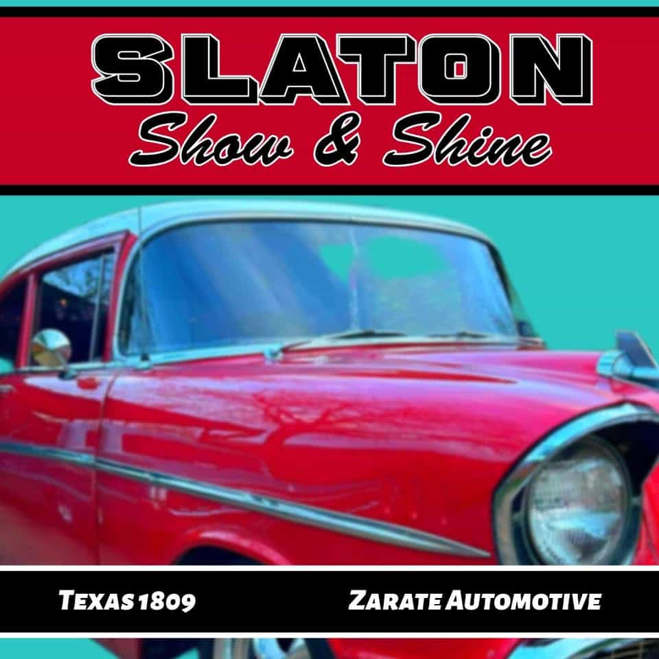 Slaton Show & Shine event at 154 S 8Th St in Slaton, TX on September 27, 2025