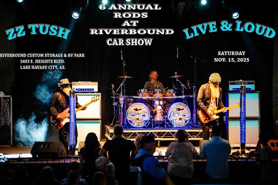6TH ANNUAL RODS AT RIVERBOUND event at 4183 E Heights Blvd in Lake Havasu City, AZ on November 15, 2025