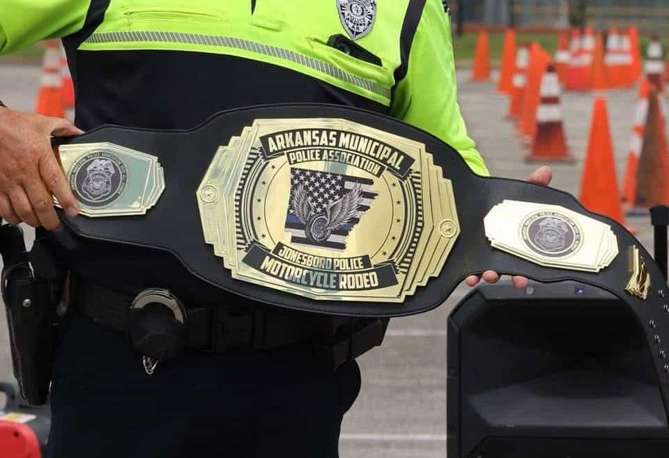 AMPA Jonesboro Police Motorcycle Rodeo event at 3021 Dan Ave in Jonesboro, AR on June 6, 2026