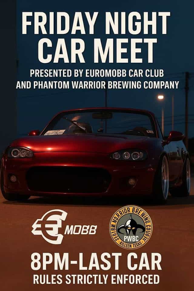 Car Meet event at 400 Cheyenne Dr in Killeen, TX on October 10, 2025