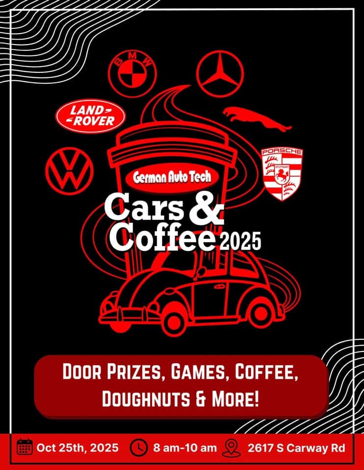 Cars & Coffee event at 2617 S Caraway Rd in Jonesboro, AR on October 25, 2025
