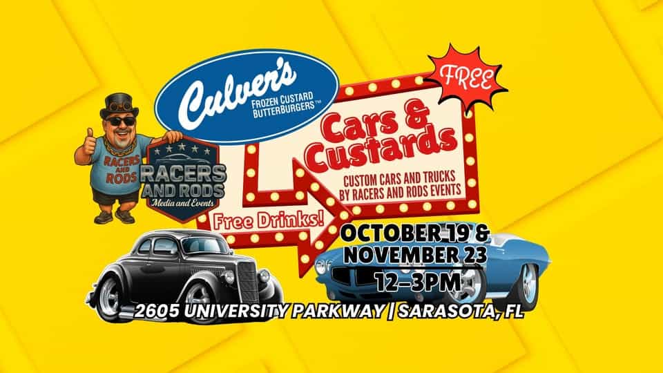 Cars & Custards Cruise-In, Culvers University Blvd, Sarasota event at 2605 University Pkwy in Sarasota, FL on October 19, 2025