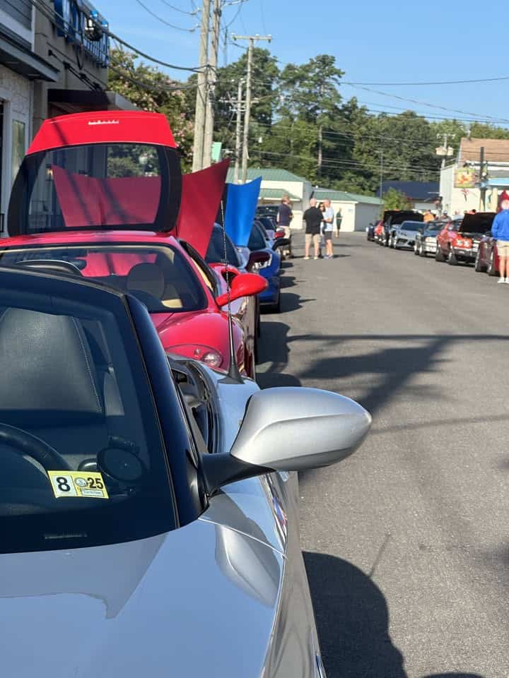 Cars-N-Coffee event at 1 S Main St in Kilmarnock, VA on November 8, 2025