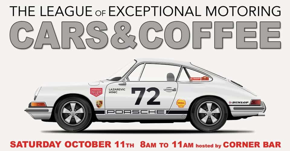 CARS&COFFEE OCTOBER 2025 CORNER BAR of LAFAYETTE event at 3151 Johnston St in Lafayette, LA on October 11, 2025