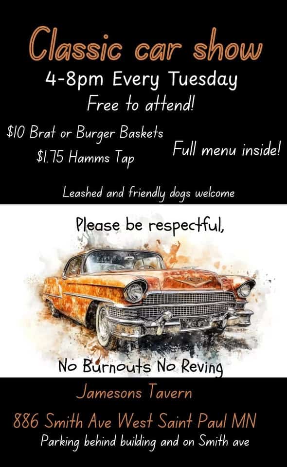 Classic Car Show event at 886 Smith Ave in Saint Paul, MN on October 7, 2025