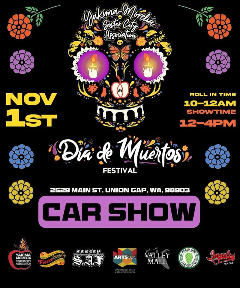 Dia De Los Muertos Car Show event at 2529 Main St in Yakima, WA on November 1, 2025