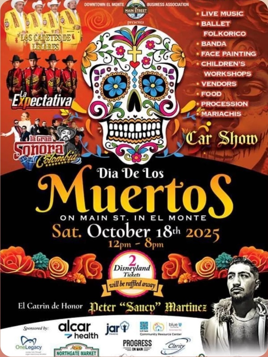 Dia De Los Muertos Festival event at Main Street in El Monte, CA on October 18, 2025