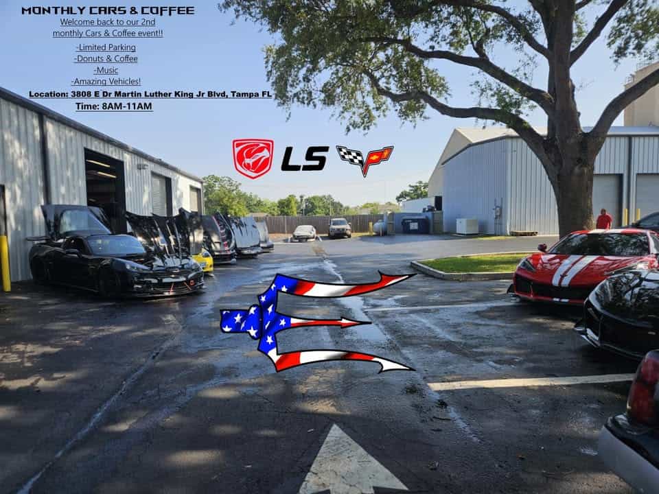 EME Monthly Cars & Coffee event at 3808 E Dr Martin Luther King Jr Blvd in Tampa, FL on November 9, 2025
