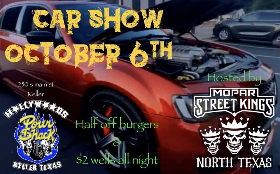 Mopar street kings Car Show event at 250 S Main St in Keller, TX on October 6, 2025
