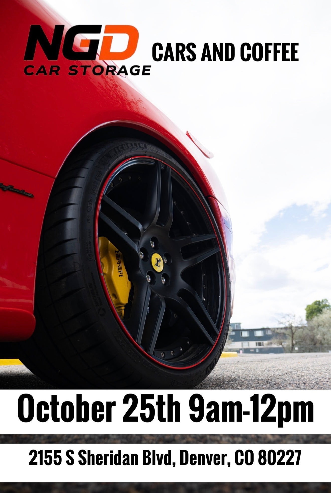 NGD CARS AND COFFEE event at NGD Car Storage in Denver, CO on October 25, 2025