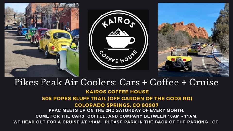 PPAC Cars + Coffee + Cruise event at 505 Popes Bluff Trl in Colorado Springs, CO on November 8, 2025