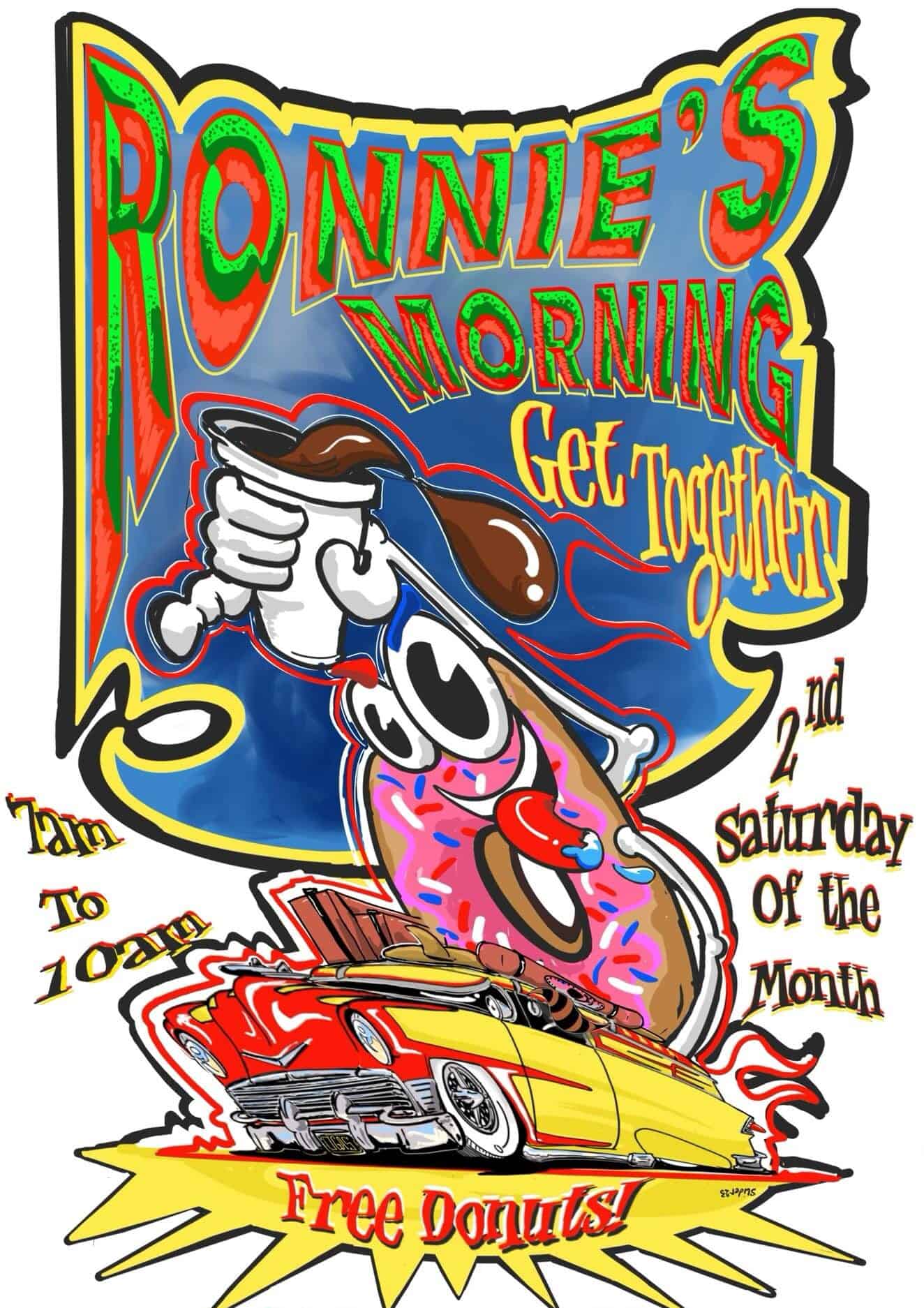 Ronnie's Morning Get Together event at AutoZone parking lot in San Jose, CA on November 8, 2025
