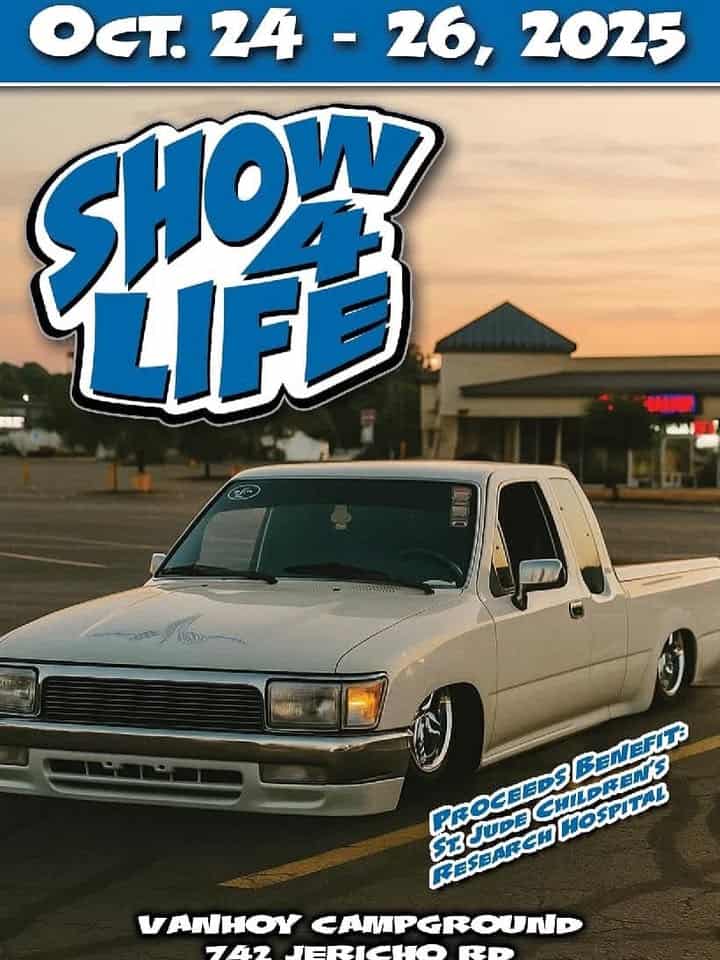 Show 4 Life 2025 event at 738 Jericho Rd in Union Grove, NC on October 24, 2025