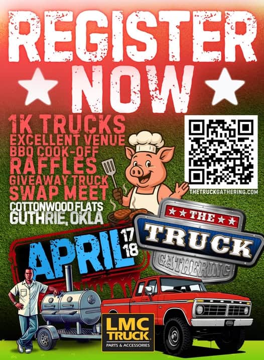 The Truck Gathering event at Cottonwood Flats in Guthrie, OK on April 17, 2026