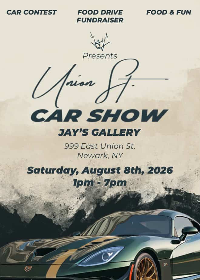 Union Street Car Show | Fundraiser and Food Drive event at 999 East Union Street in Newark, NY on August 8, 2026