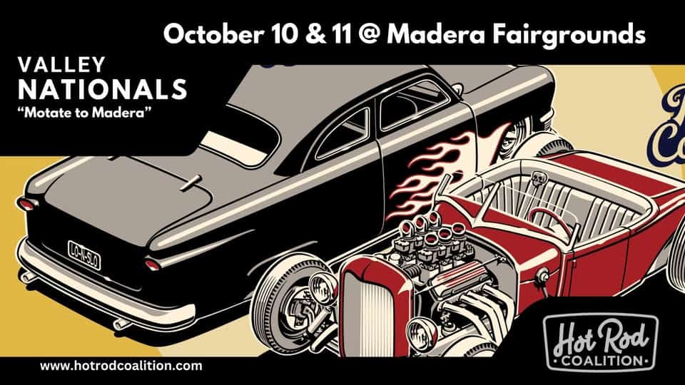 Valley Nationals Rod & Custom Show event at Pomegranate Festival in Madera, CA on October 11, 2025