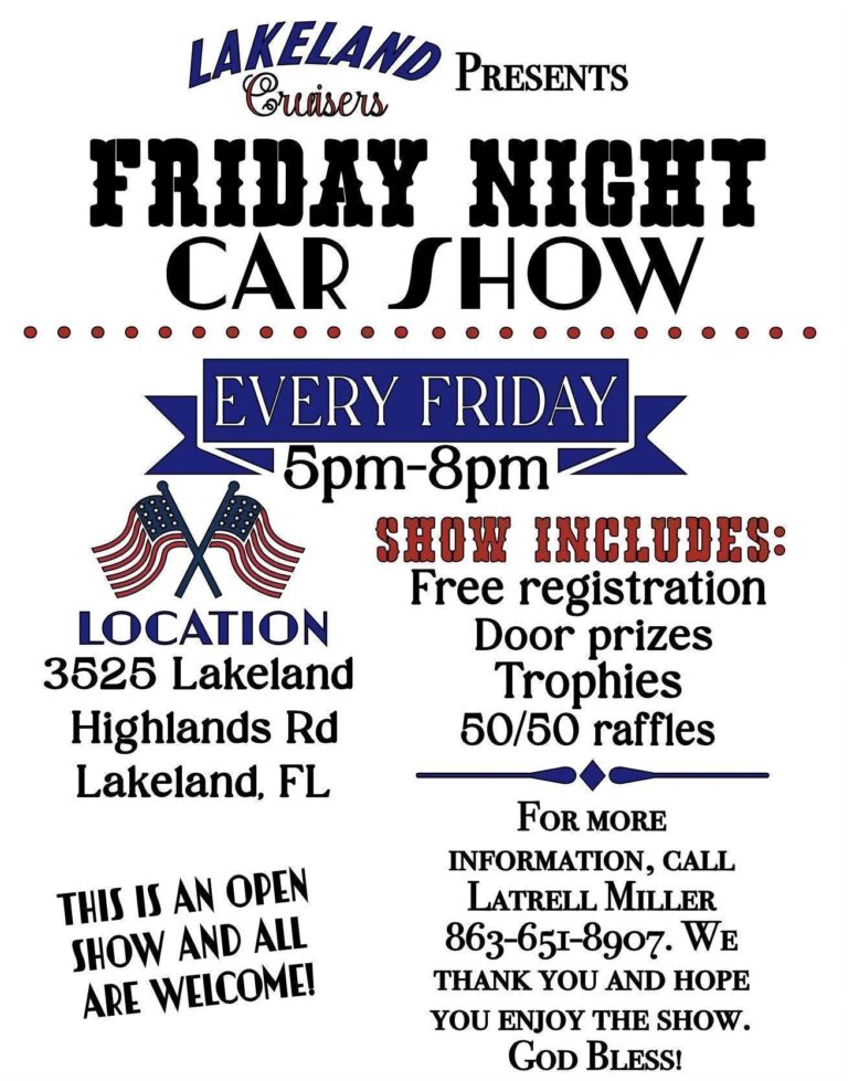 Friday Night Car Show car show in Lakeland, FL