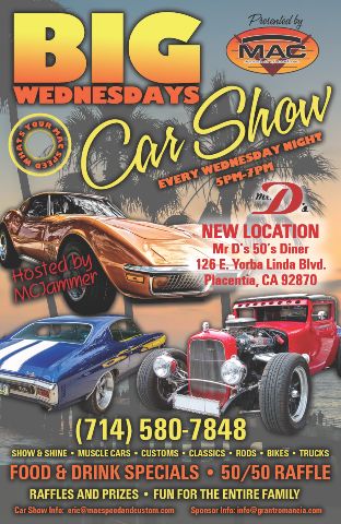 Car Show event at Mr D's 50's Diner in Placentia, CA on November 12, 2025